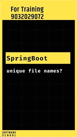 Java Spring Boot: How to Generate Unique File Names, Java SpringBoot Tutorial In Telugu #coding