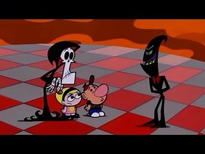 Grim and the gang meet Nergal (The Grim Adventures of Billy & Mandy/Grim & Evil)