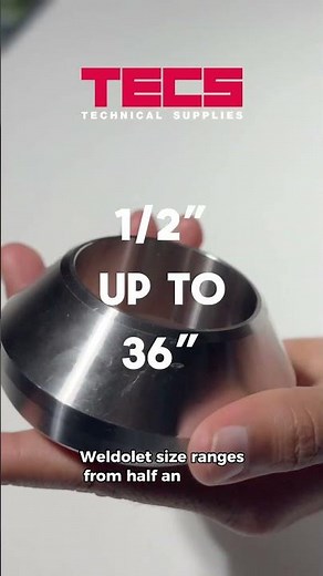 Understanding Weldolets: Efficient Branch Connections for Piping Systems | TECS |#tecs #oilandgas