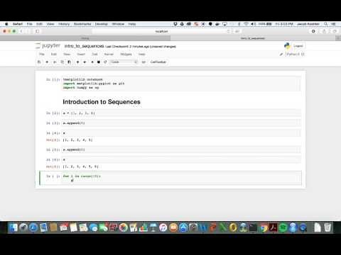 Introduction to Sequences with Python