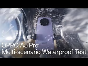 OPPO A5 Pro in Waterproof Test: Can It Handle 18 Water Challenges? (Eng sub)