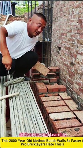 This 2000-Year-Old Method Builds Walls 3x Faster (Pro Bricklayers Hate This!)