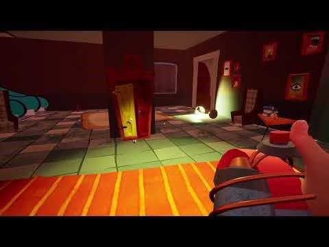 Playing hello neighbor until I beat It, because I'm bored.