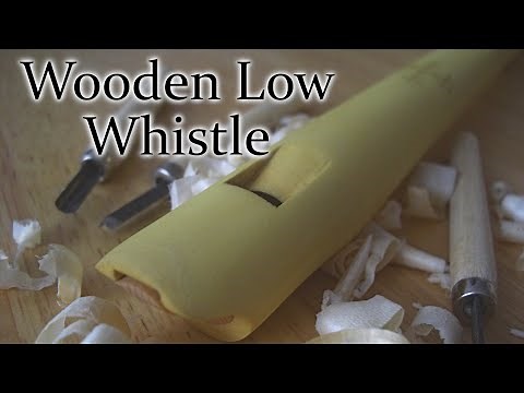 How to make wooden tin whistle/low whistle