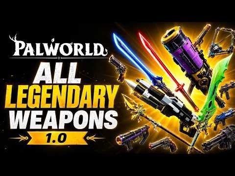 Every Legendary Weapon in Palworld 1.0 — Full Showcase