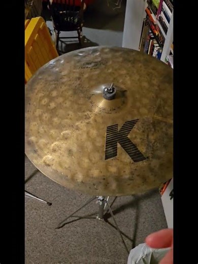 Barely Used Zildjian K Custom Dry Light Ride 20" for Sale!