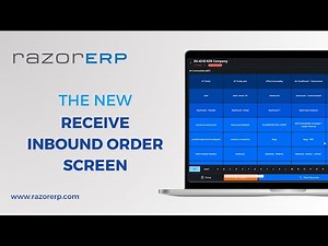 How To Use The New Receive Inbound Order Screen