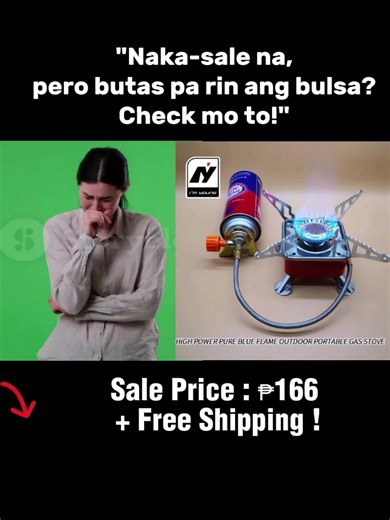 Portable Folding Gas Stove for Camping