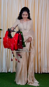 Code: SPAE2 ✨Rs.1099/- only. 😍Space silk sarees with contrast blouse.😎 Visit www.rishiboutique.in or WhatsApp 9840730540 | Rishi Boutique