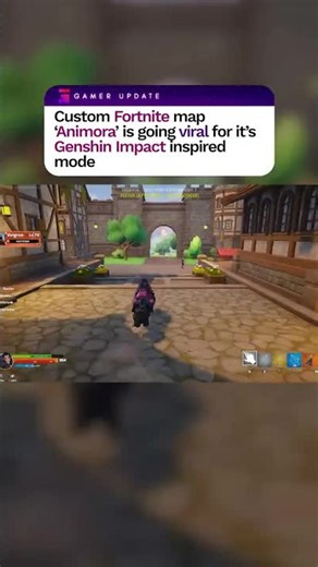 Fortnite animora: Genshin Impact inspired custom map
