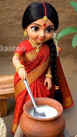 Tiny Semai Story 🍜 Husband Brings, Wife Cooks | Mini ASMR #shorts