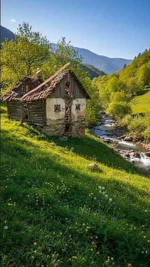 Abandoned Barn House Transformed into Cozy Mountain Retreat | Full Restoration Timelapse