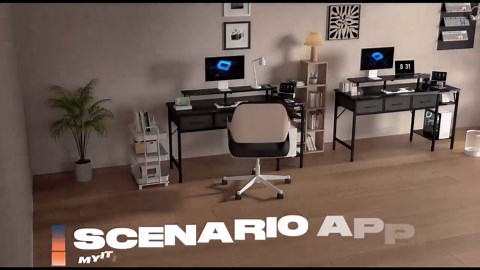 55-inch Computer Desk with 3 Drawers, Gaming Desk with LED Lights & Power Outlets, Writing and Learning Desk with Long Monitor Stand, Gaming Desk for Home Office (Black, 55inch)