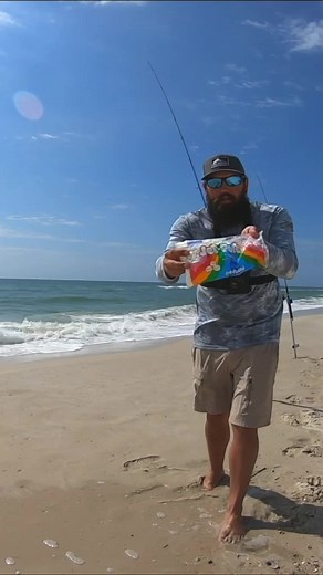 Using marshmallows to catch more fish! #fishing #fish #surffishing | Bearded Brad
