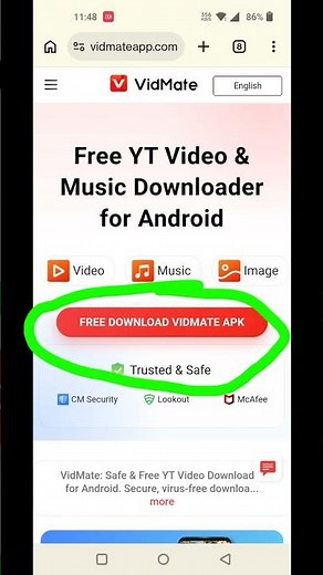 How to download Vidmate? Simple Way ✨ #trending #phonk #viralvideo #viral #reels