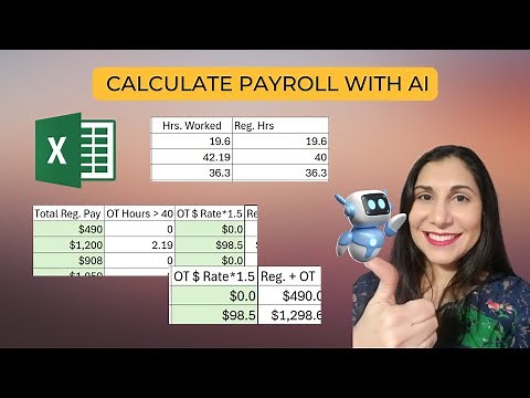 Calculate Payroll with Excel and Ai in 4 MINUTES