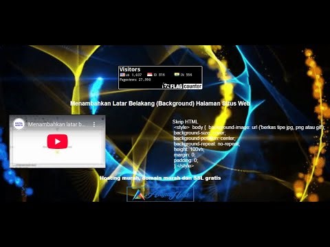 Menambahkan latar belakang (background) halaman situs web