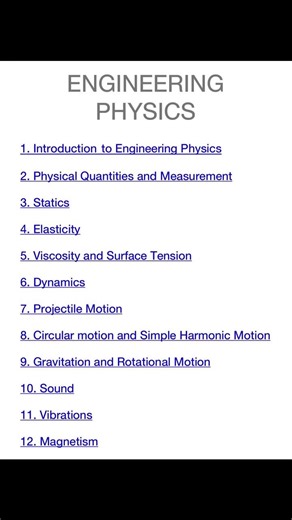 Engineering Physics Study💯🥂🥂