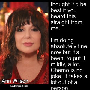 A health update from Ann. | Ann Wilson