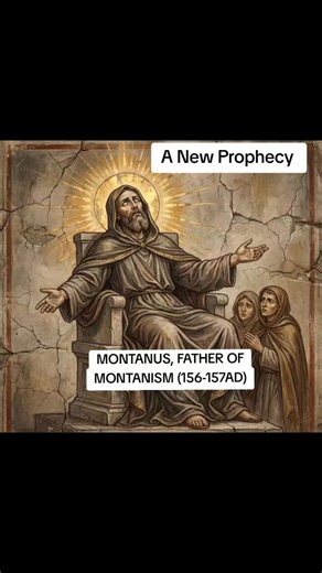 McCollins Nwaigbo Osp on Instagram: "Montanism, known to its adherents as the "New Prophecy," originated in Phrygia around 156–157 AD. Founded by Montanus, the movement claimed to be the final revelation of the Paraclete. Montanus was joined by two prophetesses, Priscilla and Maximilla, who claimed that the "New Jerusalem" would soon descend at Pepuza (Epiphanius, Panarion 48.1.3). Their core mission was to revive the spiritual vitality of the apostolic age through ecstatic prophecy and strict a