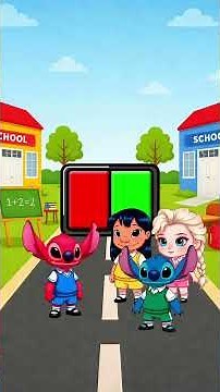 🚀🔥 Ajude o Stitch a salvar a ELSA no Desafio da Rua ❤️ 💚 #desenho #stitch #frozen #sonic #desafio