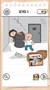 Brain test 3 level 5 Solved