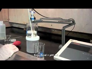 Titrating Free and Total Acid Using A pH Meter