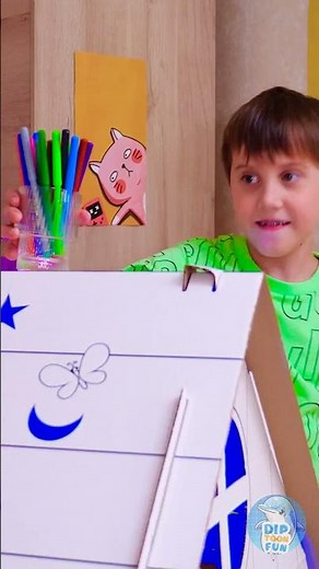 🏠 Cardboard Castle Adventure: Let’s Build and Explore! 🎉✨