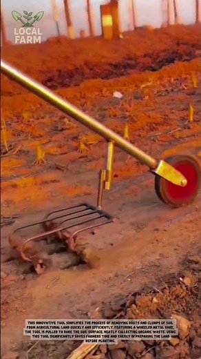 Innovative Garden Tool Simplifies Removing Roots & Soil Clumps! (Soil Crusher)
