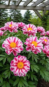 The is a peony💮🌸. These stunning blooms are known for their lush, layered petals and vibrant colors, often appearing in shades of pink, white, red, or coral. #peony #flowers #garden #gardening | Ammy Lia