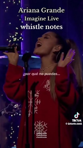 Ariana Grande Whistle Notes 'Imagine Live' Performance