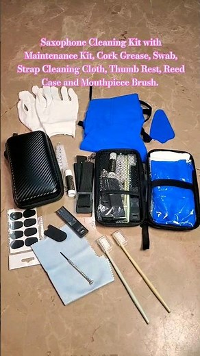 Saxophone Cleaning Kit with Maintenance Kit, Reeds Case Unboxing #moreganda #unboxing #amazon