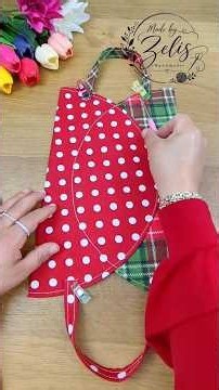 How to Sew a Cute Mini Bag from Fabric Scraps 👜 | Easy Sewing #sewing #diy #handmade #sewingtips