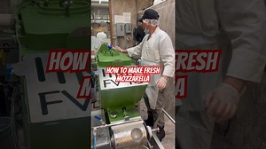 How Fresh Mozzarella Is Made By Machine! - Italian Food