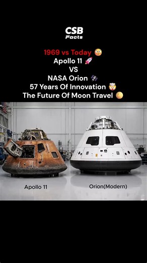 Apollo 11 vs Orion: 57 Years of Space Travel 😳🚀🌕