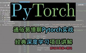 通俗易懂聊Pytorch实战！最接地气的方式讲解Pytorch在深度学习中案例与项目！（附数据 源码）人工智能/深度学习框架/机器学习/神经网络