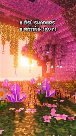Awesome Beautiful BSL SHADERS in Version 1.21#minecraftbuilding #shortsfeed #gaming #shorts