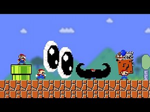 Every Time Mario Jumps, His Eyes Get Bigger, Mustache Grows & More!