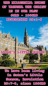 We have been living in Satan's Little Season, REVELATION 20:7-8, since 1066AD. The Millennial Reign of Yahusha the Christ is in our past (66AD - 1066AD). #thereignisinourpast #postmillenialreign #satanslittleseason #millenialreignalreadyhappened #millenialreign | The Millennial Reign is in our past