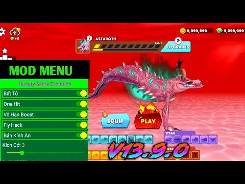 Hungry Shark Evolution MOD Menu 13.9.0 🔥