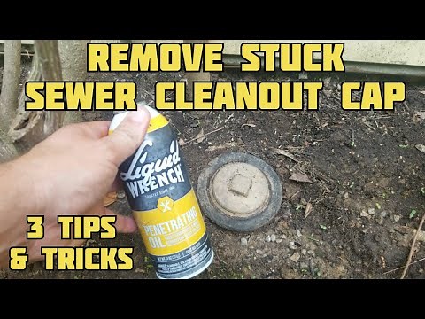 How to Remove Sewer Cleanout Cap - Stuck, Rusted, Frozen