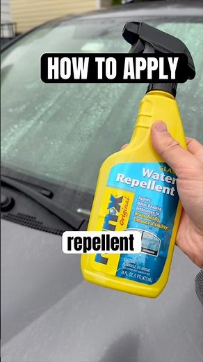 HOW TO APPLY RAIN-X TO YOUR WINDSHIELD - Rain Tested!