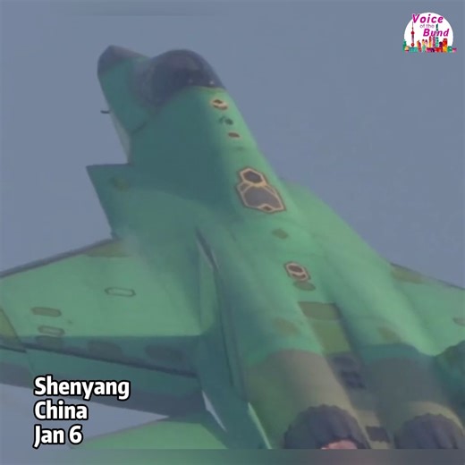 #China’s #J35 fighter #jet with green priming paint has completed its first flight in #newyear “素颜”首秀！#歼35 绿皮机完成新年首飞 | Voice of the Bund