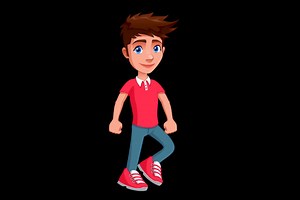 Animation Walking Boy Transparent Background Stock Footage Video (100% Royalty-free) 11678648 | Shutterstock