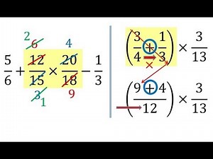 Operaciones combinadas con fracciones con y sin parentesis suma resta multiplicacion y division