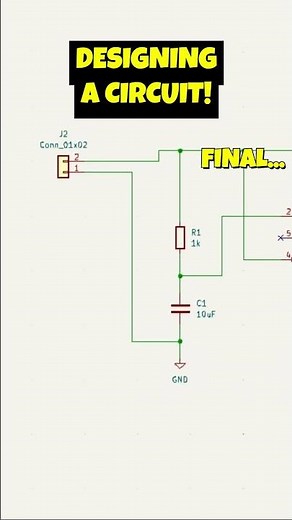 Designing a circuit from scratch in KiCad! #pcbdesign #kicad #pcb