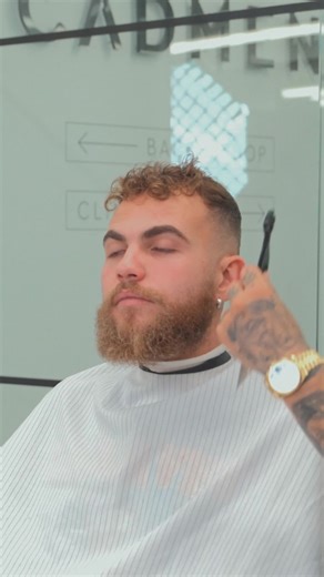 CADMEN Academy | How To Fade and Sculpt The Beard Beard sculpting is about balance, structure, and clean transitions. In this video, we focus on fading the beard smoothly into the haircut while maintaining shape and symmetry for a sharp, well groomed finish. What part of beard fading do you find most challenging right now? #cadmenacademy #beardsculpting #beardfade #barbertraining #barberskills #modernbarber