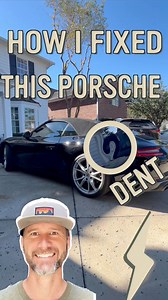 35K views · 541 reactions | Here’s how I fixed this dent in a Porsche...