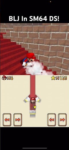 The famous BLJ in super Mario 64 DS #blj #SM64DS#delta#ds ￼