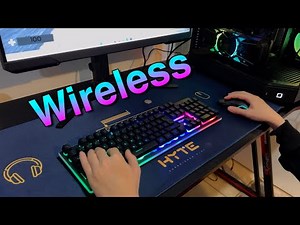 Wireless Gaming Keyboard and Mouse Review - Backlit Wireless Keyboard and Mouse